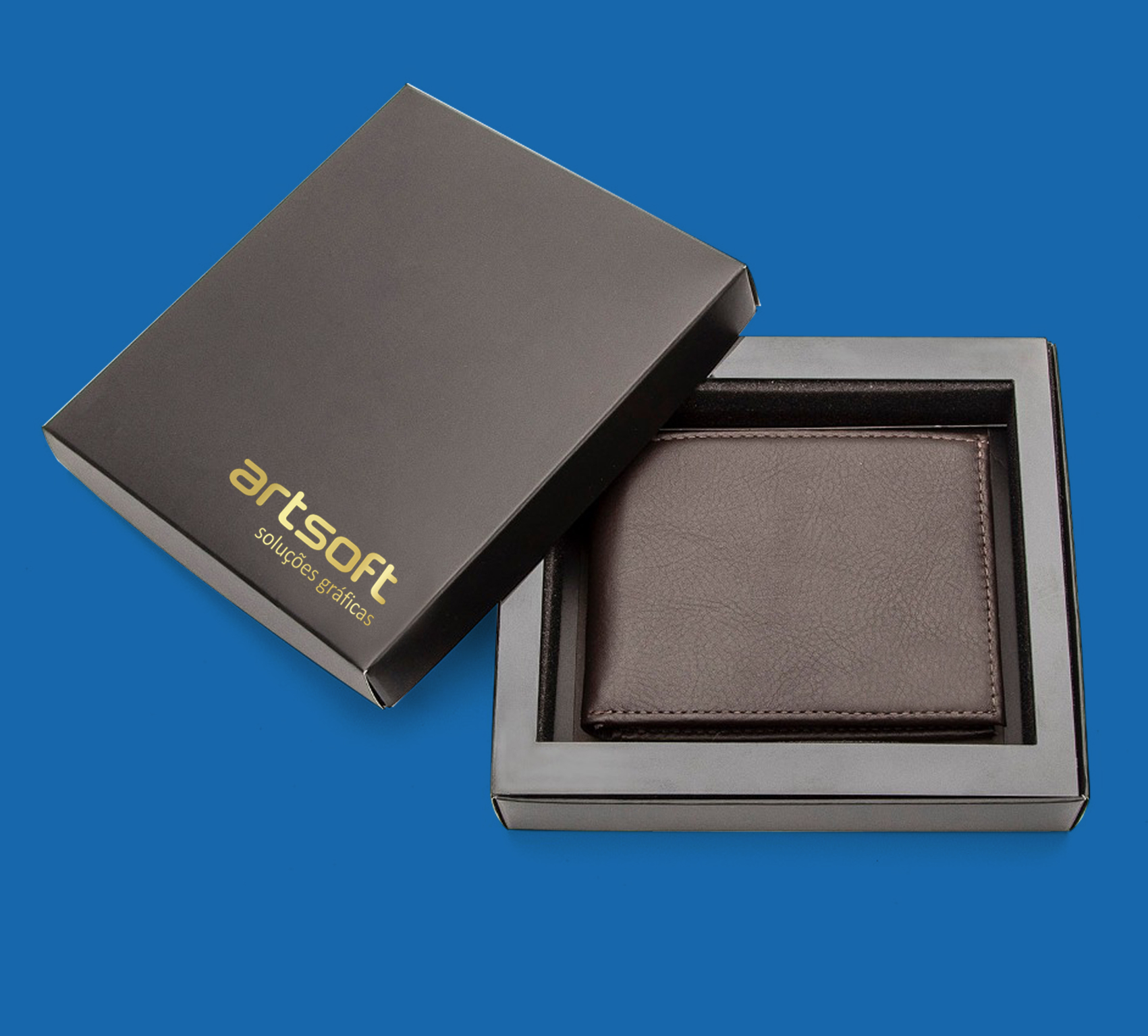 caixa para carteira e cinto